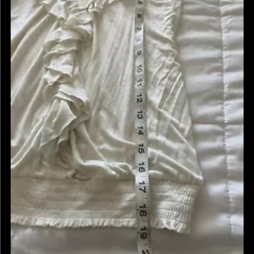 Forever 21 Women's Cream Ruffle Dress - Picture 2 of 7